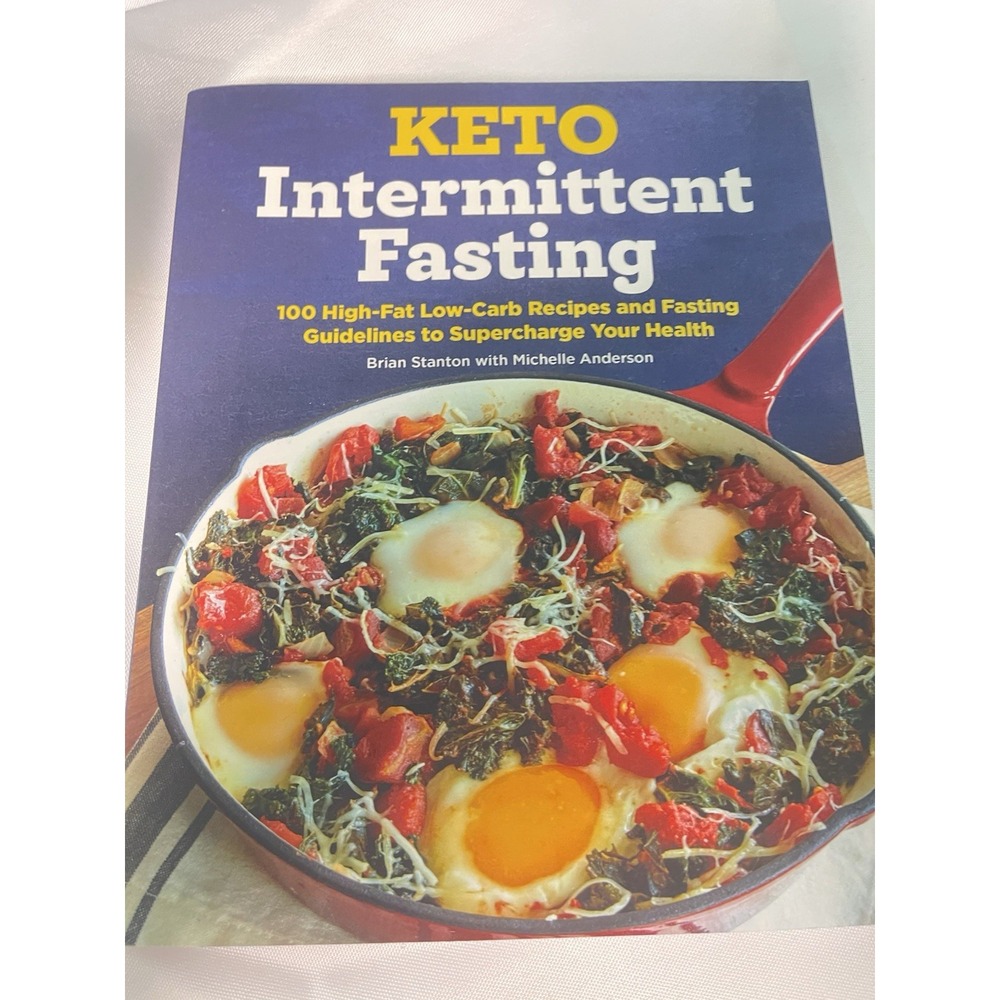 Keto Intermittent Fasting: 100 High-Fat Low-Carb Recipes and Fasting - VERY GOOD